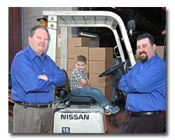 The Kent family men of the Medallion Fulfillment & Logistics Team.