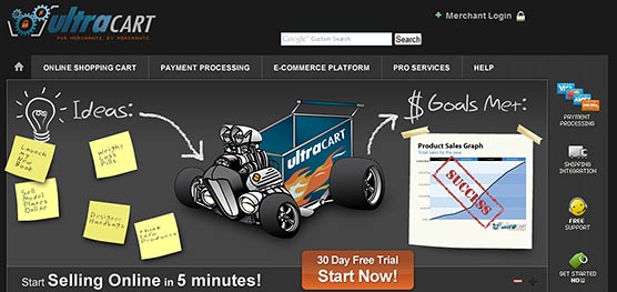 UltraCart e-commerce shopping cart
