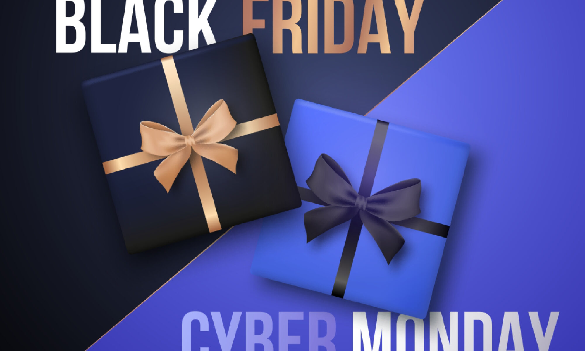 Black Friday and Cyber Monday Flash Sale Sign from a Fulfillment Warehouse for eCommerce Customers